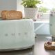 10. SMEG TSF01PGEU toaster pastel green