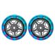 4. Front wheels for GLOBBER scooter 526-009 121mm 2pcs LED