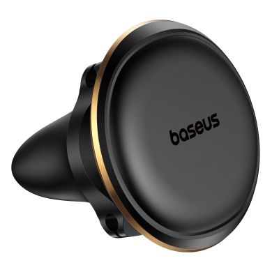 2. Baseus C40141201G13-00 Magnetic Car Air Vent Holder - Black and Gold