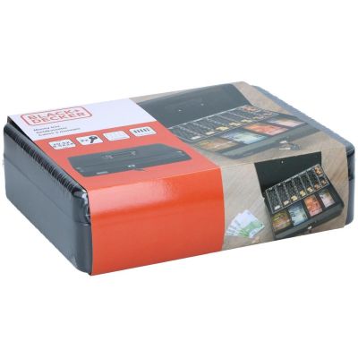 5. METAL CASE FOR MONEY AND DOCUMENTS BLACK + DECKER