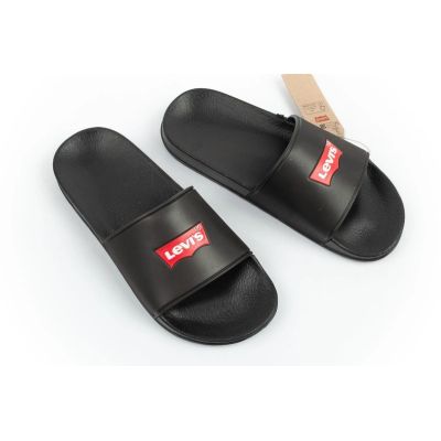 2. Levi's women's sports slippers comfortable fashionable black shoes
