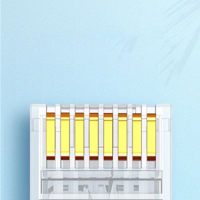 6. Ugreen 10x plug plug coupler end RJ45 8P8C Cat 6 transparent (50961)