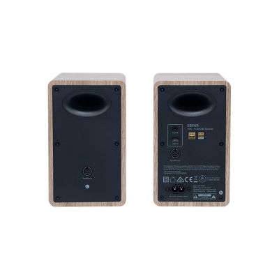 4. Edifier M60 (504778) 66W 2.0 Speakers, Oak Brown, Black