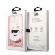 8. Karl Lagerfeld Glitter Choupette Head case for iPhone 14 Plus - pink