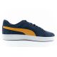 4. Puma men's sports shoes sneakers Smash 3.0 leather classic fashionable navy blue