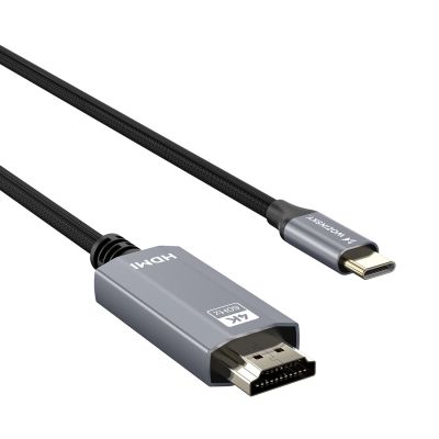 Wozinsky WCCH-01 USB-C - HDMI 4K 60Hz Cable 1.8m - Black