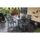 17. GARDEN TABLE 150x90x73CM DARK GREY
