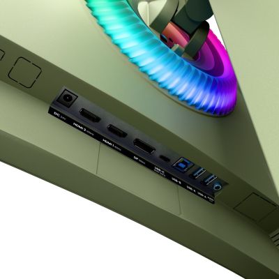 10. Arozzi Nova 49” Curved Computer Monitor 124.5 cm (49") 5120 x 1440 px Dual QHD LED Green