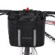 6. Wozinsky fabric bicycle basket large - black