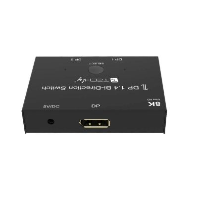 7. Techly IDATA-DP-2DP-8KT DisplayPort Video Switch
