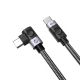 Orico C2CWT USB-C to USB-C PD Angled Cable 100W 20Gbps 4K 60Hz 2m - Black