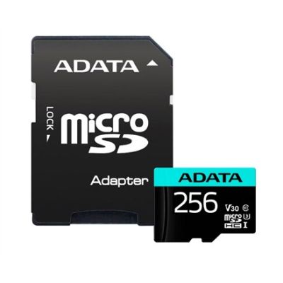3. ADATA Premier Pro 256GB MicroSDXC UHS-I Class 10 Memory Card