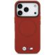 3. BMW M FW Metal Logo MagSafe Case for iPhone 17 Pro - Red