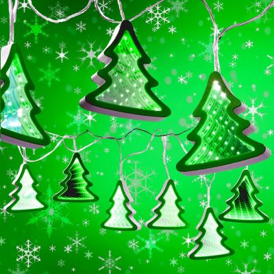3. LAMPS WIRES GARLAND LED CHRISTMAS TREES USB