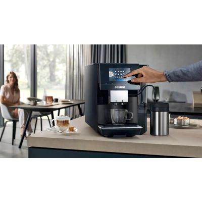8. Siemens TP713RO9 EQ700 espresso machine (black; 19 bar)
