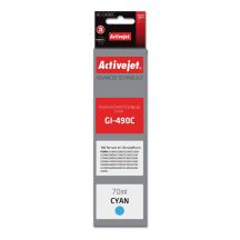 Activejet AC-G490C Ink (Canon GI-490C replacement; Supreme; 70 ml; 7000 pages, blue)