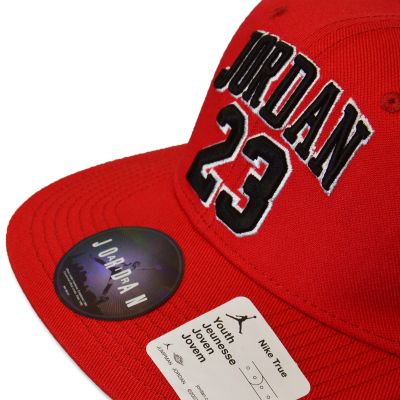 3. Kids' Air Jordan Jersey Flatbrim Cap - 9A0781-R78