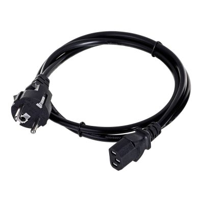SAVIO CL-89 cable (C13 / IEC C13 / IEC 320 C13 - Schuko M; 1.2m; black)
