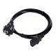 SAVIO CL-89 cable (C13 / IEC C13 / IEC 320 C13 - Schuko M; 1.2m; black)
