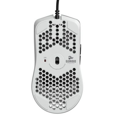 6. GLORIOUS PC MOUSE RACE MODEL O- GAMING WHITE MATTE
