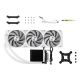 5. TRYX PANORAMA 360 AiO water cooling with 3D AMOLED display - 360mm, white