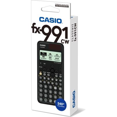 8. CASIO FX-991CW SCIENTIFIC CALCULATOR BOX. Black.