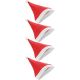 10. SANTA CLAUS HAT - SET OF 4
