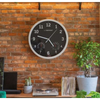 24. Esperanza LYON EHC016K wall clock (black)