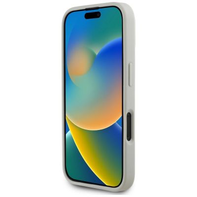 5. Karl Lagerfeld HC 3D Rubber Double Heads iPhone 16 Case - Beige