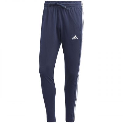 2. adidas Essentials Single Jersey Tapered Open Hem 3-Stripes M IC0045