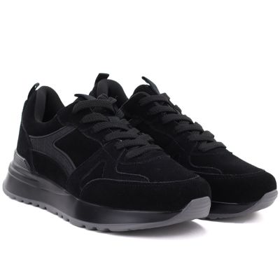 4. Women's black leather shoes Vinceza FIO27-67006