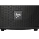 7. V-TONE BQ12 GO MP3 - Active speaker, rechargeable, black, Bluetooth, TWS, USB, SD, DSP, AUX, infrared remote control, 2x wireless microphones, extendable handle, transport wheels set