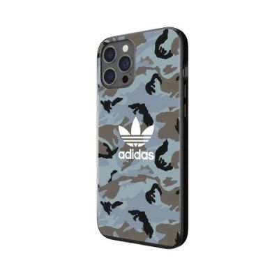 6. Adidas OR SnapCase Camo Case for iPhone 12 Pro Max - Blue and Black