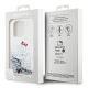 8. Hello Kitty Liquid Glitter Charms Kitty Head case for iPhone 15 Pro - silver