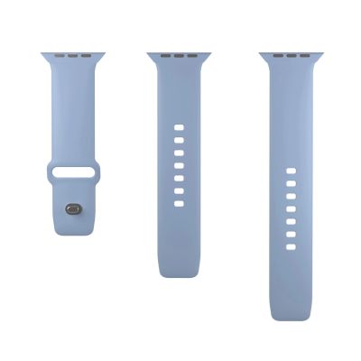 5. Puro Icon Silicone Strap for Apple Watch 38 / 40 / 41 mm - Light Blue (2 pcs.)