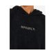 2. RIP CURL Brand Hooded Towel poncho black