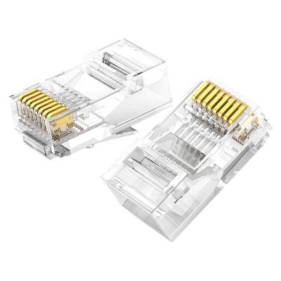 3. Ugreen 100x plug plug coupler end RJ45 8P8C Cat 6 transparent (60558)