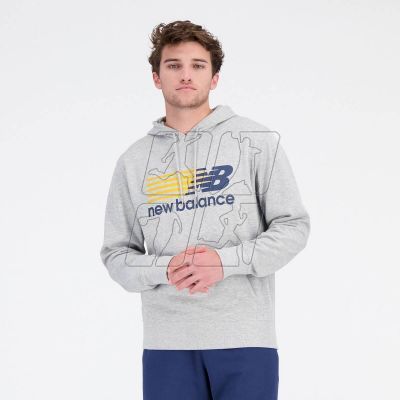 6. New Balance NB Classic Hoodie AGM M MT23902AGM