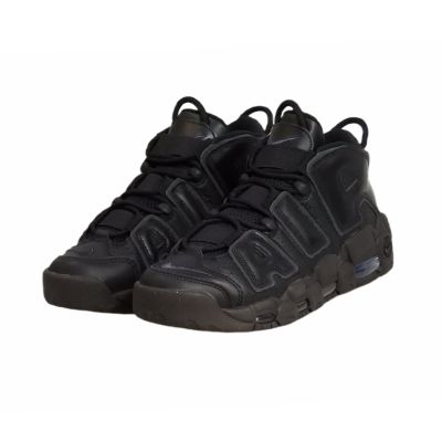 4. Nike Air More Uptempo Women's Sports Shoes Black Dark Brown - DV1137-001