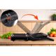 6. ELDOM CONTACT GRILL GK110 800W BLACK AND SILVER