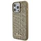 2. Guess Disco Metal Script case for iPhone 15 Pro Max - gold