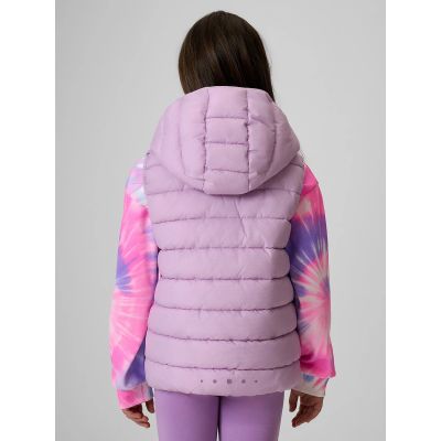 2. Girls' vest with synthetic filling 4F 4FJRSS26TVJAF396-52S