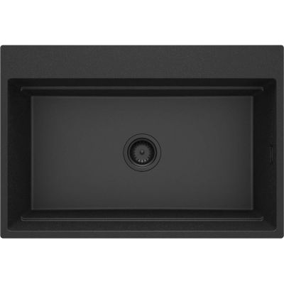 Single-bowl magnetic granite sink