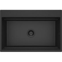 Single-bowl magnetic granite sink