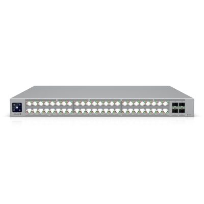 Ubiquiti UniFi ECS-48-PoE Managed L2/L3 10G Ethernet (100/1000/10000) PoE Support 1U Gray