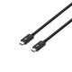 5. Lindy 31130 Thunderbolt Cable 1m 80Gbps Black