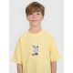 2. Boys' t-shirt with print 4F 4FJRSS25TTSHM2641-73S