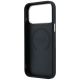 7. Guess Peony 4G Small Logo MagSafe Case for iPhone 17 Pro Max / 18 Pro Max - Black