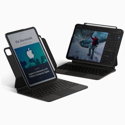6. Uniq Axel Case for iPad Air 13" 2024 / 2025 / iPad Pro 13" 2024 - Black