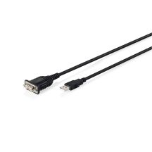 Digitus DA-70172 Parallel Cable Black 1.8m USB Type-A DB-9
